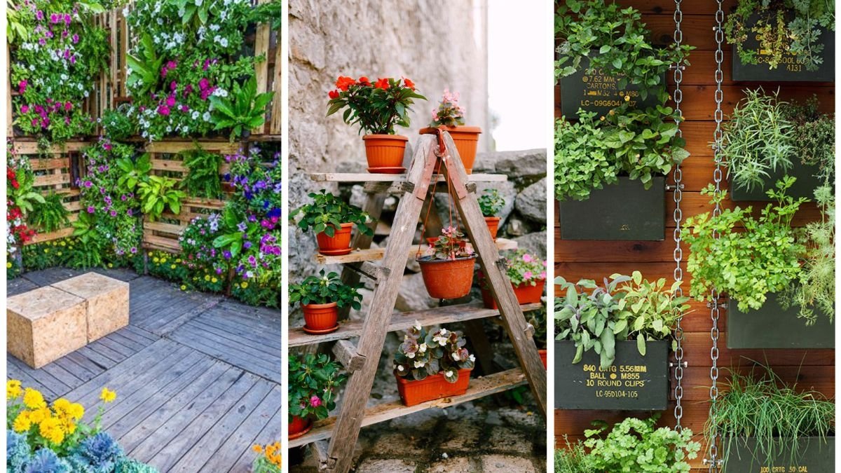 How To Build a Vertical Container Garden at Home