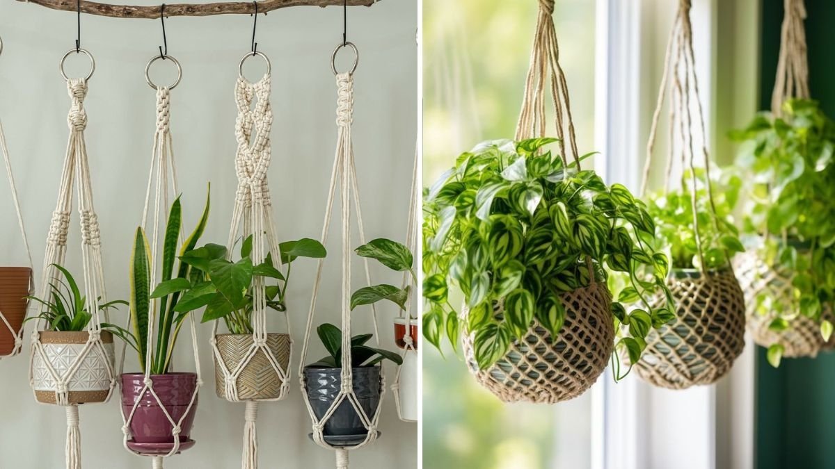 How to Use Hanging Plants to Save Space and Add Charm